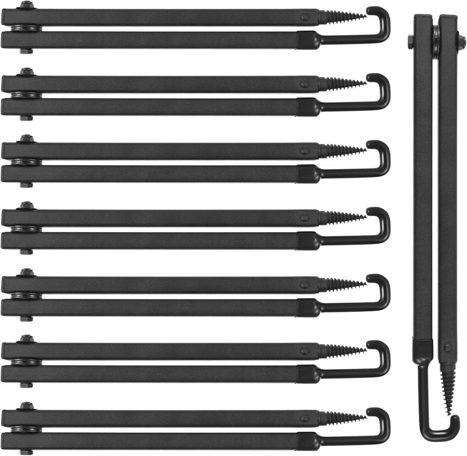 Multi-Purpose 6-Piece Alloy Steel Bow Hangers - Perfect for Archery Enthusiasts - Image 3 of 4