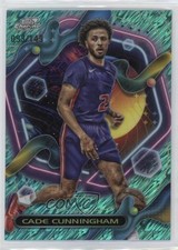 2023 Topps Cosmic Chrome Aqua Equinox Refractor 93/149 Cade Cunningham #40 0c3