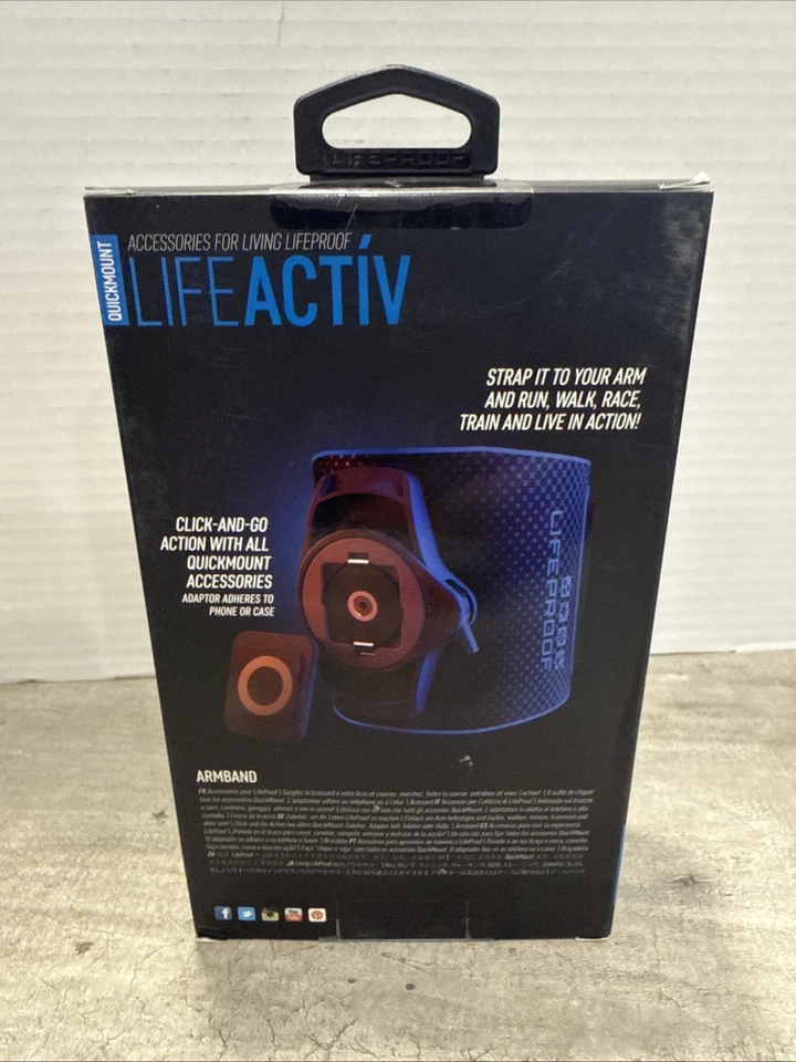 NISB Lifeproof LIFEACTÍV Armband with QuickMount  - Black - Image 2 of 4