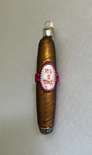 The Merck Family’s Old World Christmas "It's A Girl" Cigar Ornament