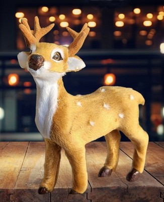 Hirsch, Reh, 12 X 12 cm ,Weihnachten  Krippe-Dekoration Tiere 