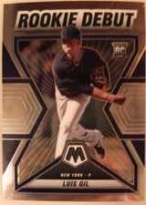 2022 Panini Mosaic Rookie Debut Luis Gil #RD-10 (RC) Nm-Mt NY Yankees Rookie