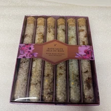 Bath Salts Set of 6 tubes Sels de Bain by Chrislie Measurable Difference NIB