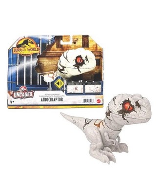MATTEL JURASSIC WORLD DOMINION UNCAGED ROWDY ROARS ATROCIRAPTOR INTERACTIVE-NEW