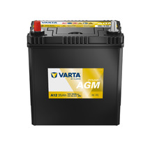BATTERIA AVVIAMENTO 35AH 340A PER TOYOTA YARIS IBRIDA A12 AGM 196x126x223 VARTA