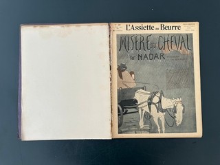 reliure éditeur L'ASSIETTE AU BEURRE N°51 (218.219.2020.221) de 1905 Steilen..