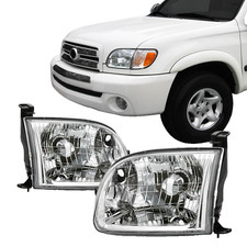 For 2000-2004 Toyota Tundra Pickup Truck Regularaccess Cab Headlights Headlamps