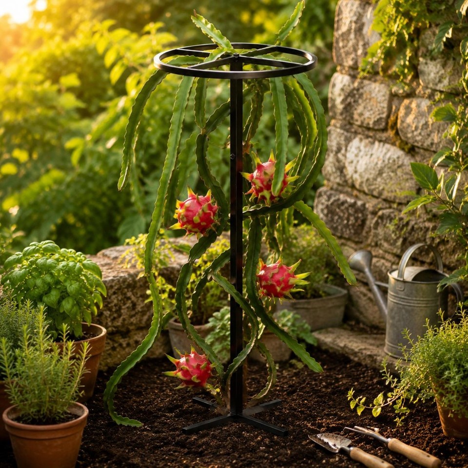 Dragon Fruit Trellis Stable Dragon Fruit Support Frame Weather ...