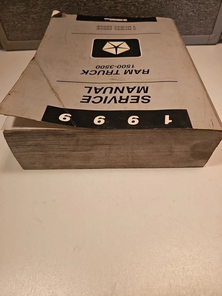 Camión RAM 1999 manual de servicio 1500-3500 tracción en 2-4 ruedas - OE BR/BE Foto 4 de 4