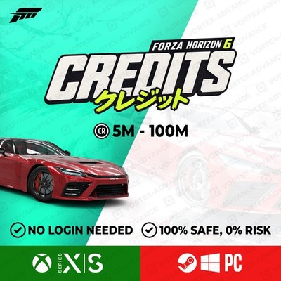 Forza Horizon 6 CR  5M-100M CREDITS  Xbox / PC