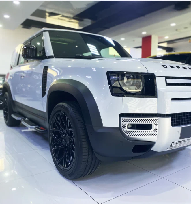 Juego De Guardabarros Delanteros Y Traseros Con Soportes Para Land Rover Defender 110, GBT-AUTOSTYLING, Negros Mate