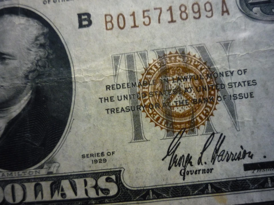 1929- LOOKS NEW!(AU OR HIGHER?) $10 U.S. RESERVE( ENCAPSULATED) NOTE-BEAUTY!!!! - Image 3 of 4