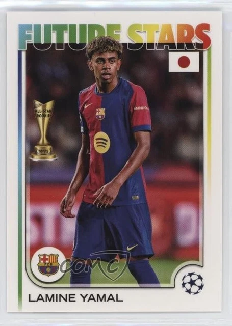 2024-25 Topps UEFA Club Competitions Japan Edition Future Stars Lamine Yamal #27
