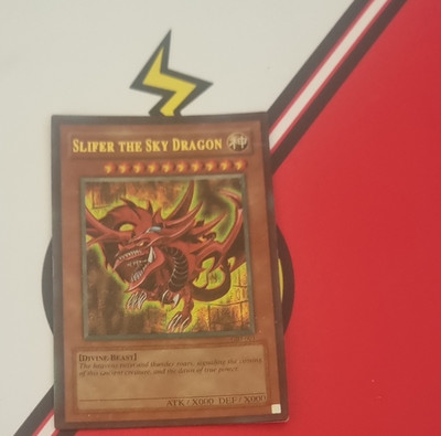 Konami Yu-Gi-Oh! TCG Slifer the Sky Dragon GBI-002 Secret Rare Holo EN 1.