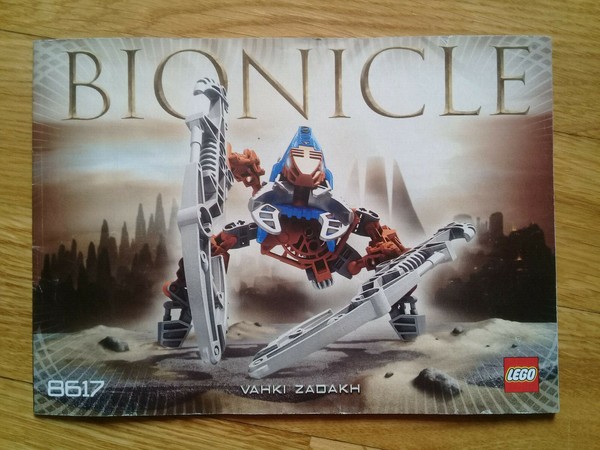LEGO BIONICLE 8617: VHAKI ZADAKH - INSTRUCCIONES - INSTRUCTIONS