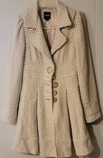Xoxo Vintage Women’s Size M Lined Wool Blend Dress Coat