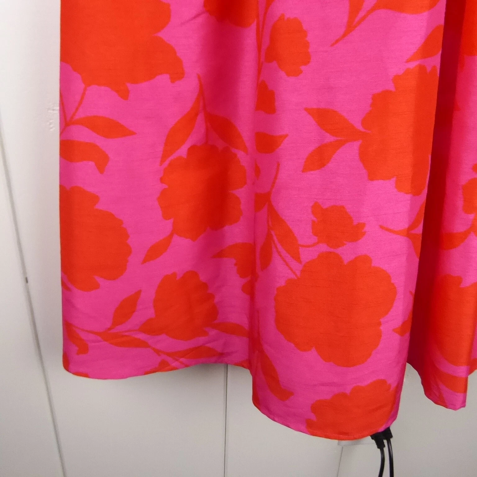 Abito donna Kate Spade x Target taglia 00 classico rosa peplo midi ospite matrimonio nuovo con etichette