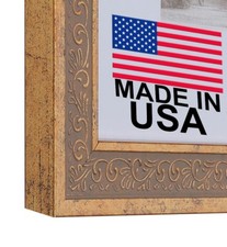 Custom Matted Picture Poster Frame  Mat 1-1/4" Gold Ornate 3447 16x20 24x36