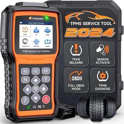 Foxwell T2000Pro TPMS Programming/TPMS Relearn/Activate/Reset/Diagnostic Tool