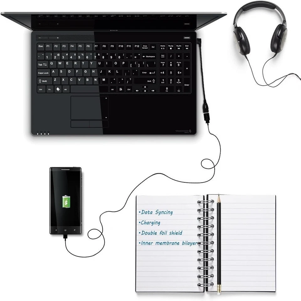 Cable prolongador USB 3.0 macho a hembra acodado 0.25 M Negro - Imagen 3 de 4