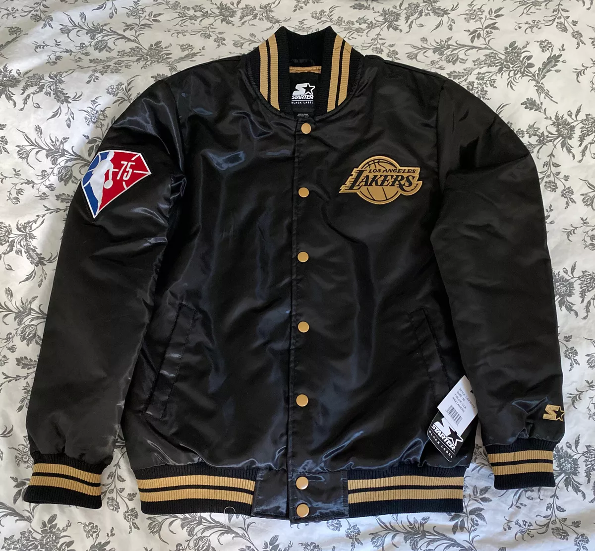 Maker of Jacket Bomber Jackets LeBron James Los Angeles Lakers