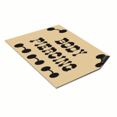 Car Magnet Set of 2 Body Piercing Outdoor Advertising Printing A Industrial Sign