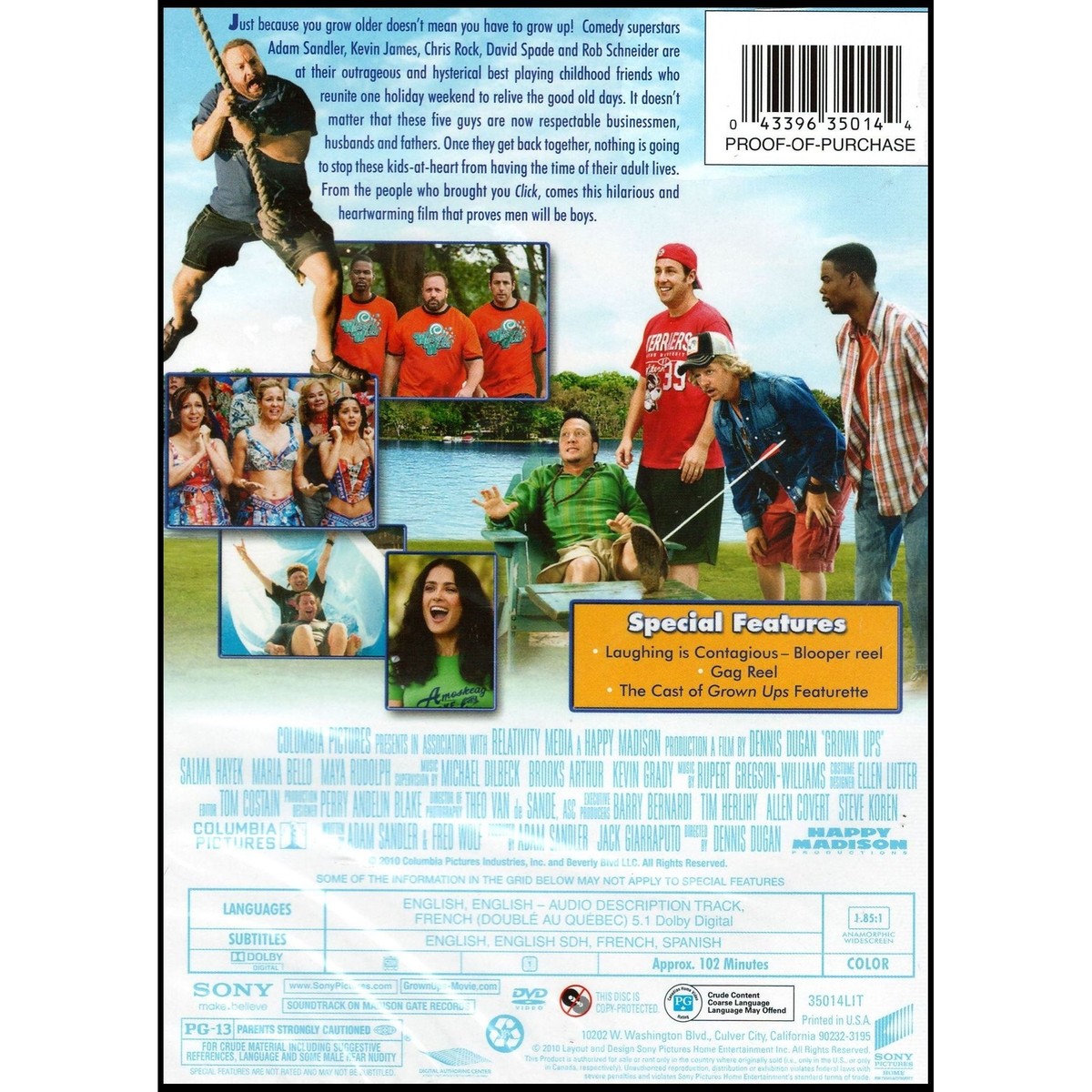 Grown Ups LP 25 Incredible 25・3P・37 y162 Grown Ups (NEW SEALED DVD) 43396350144| eBay