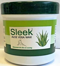 Sleek Aloe Vera Hot Wax Hair Remover-250g X 2 Jars( 500g)-US Seller