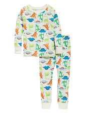 New Old Navy Two Piece Dinosaurs PJS Unisex Pajama Set Size 2T NWT