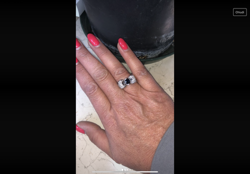 Anello GUCCI brillanti e zaffiro | eBay