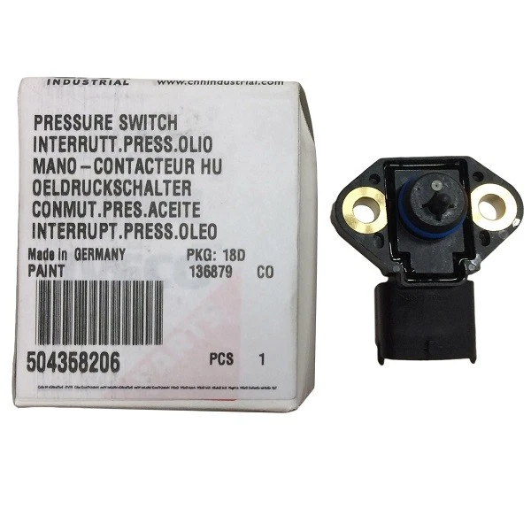 New Holland Pressure Switch Part # 504358206 on Combine, Tractor 