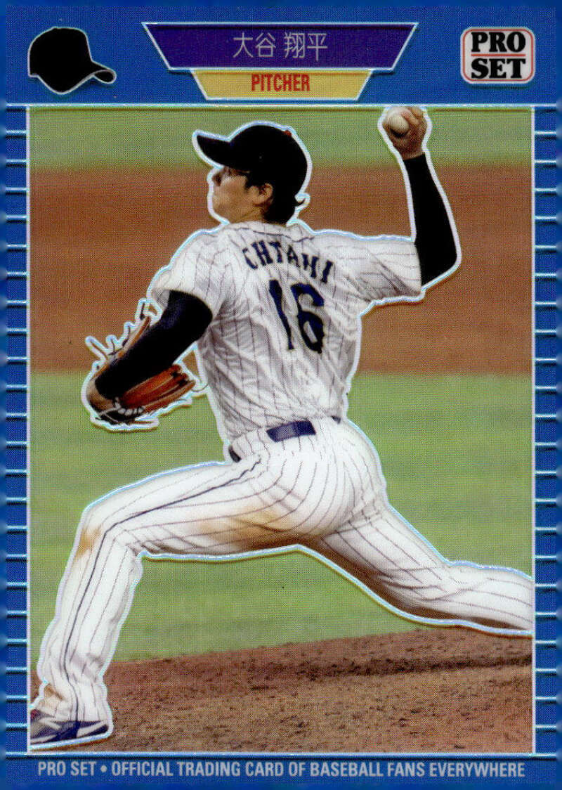 SHOHEI OHTANI SP 2024 Leaf Pro Set Blue Japanese 13/25 Angels #PSG