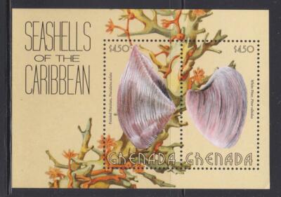 Greanda Sea Shell SS02 - SEA SHELLS MARINE LIFE STAMPS GRENADA 2013 SHELLS OF CARIBBEAN ...