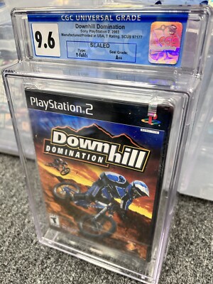 CGC 9.6 A++- Downhill Domination PlayStation 2, PS2 2003 NEW! - RARE!