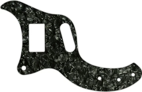 WD Custom Pickguard For Left Hand Gibson Marauder #28BK Black Pearl/White/Bla...