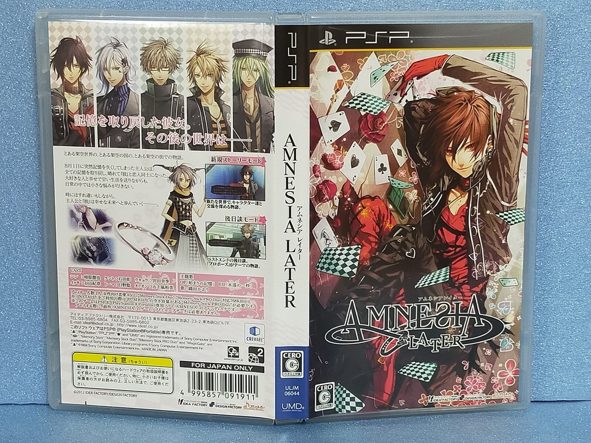 AMNESIA LATER(通常版) - PSP amnesia later PSP love game For Women Love AVG story | eBay