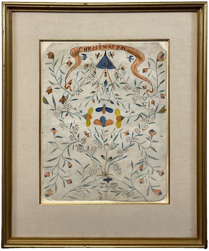 AAFA Antique Vermont Wooden Sap Bucket In Old Folk Art Paint | Antique Kiwi