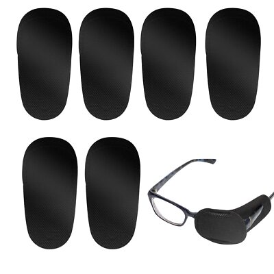 	6Pcs Eye Patches for Glasses Non-Woven Fabric Large Size Eye Patch to Cover ...