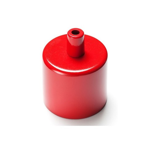 Plumen Pendelleuchte Textilkabel Hängeleuchte Fassung Baldachin rot Top Design - Bild 3 von 6