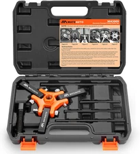 Harmonic Balancer Puller Kit, Adjustable 3-Jaw Puller for Removing Harmonic Damp