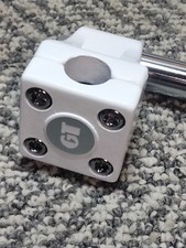 Vástago de mazo GT/Dyno RePop con calcomanía ollas mod perno hueco pluma vástago blanco