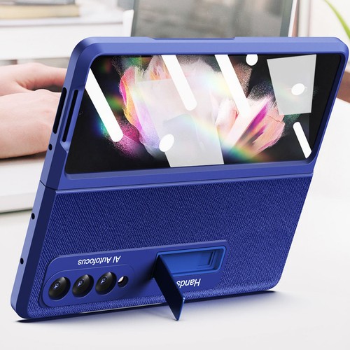 Retractable TPU Hinge Holder Protective Film Case For Samsung Galaxy Z Fold 3 - Picture 2 of 7