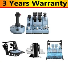 TCA Captain Pack X Flight Simulator Airbus Edition w/ Professional Rudder Pedal