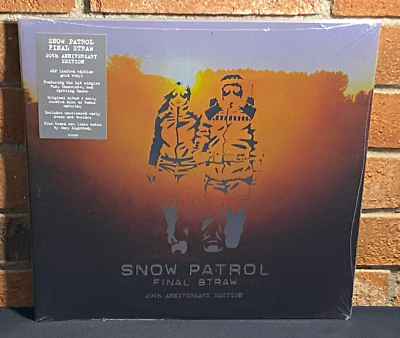 SNOW PATROL - Final Straw, Ltd Import 20th Ann 2LP GOLD COLOR