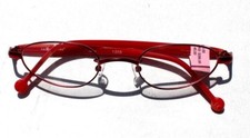 New Vtg 2000 L.A. Eyeworks Retro Abstract Eyeglasses - Red Ray Ray Glasses