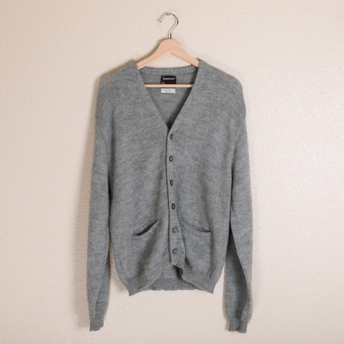Vintage 60s Penney's Towncraft Shaggy Mohair Cardigan Vintage 60s Penney's Towncraft Shaggy Mohair Cardigan