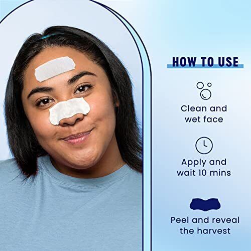 Biore Deep Cleansing Blackhead Remover Nose Strips and Face Pore Strips Combo, - Picture 3 of 5