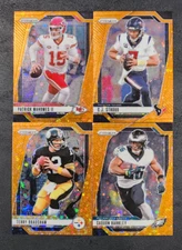 2024 Prizm Football ORANGE DISCO PRIZMS 1-250 You Pick the Card