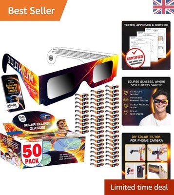Leichte Sonnenfinsternis Brille - Multipack Optionen für sicheres Sehen in 2026