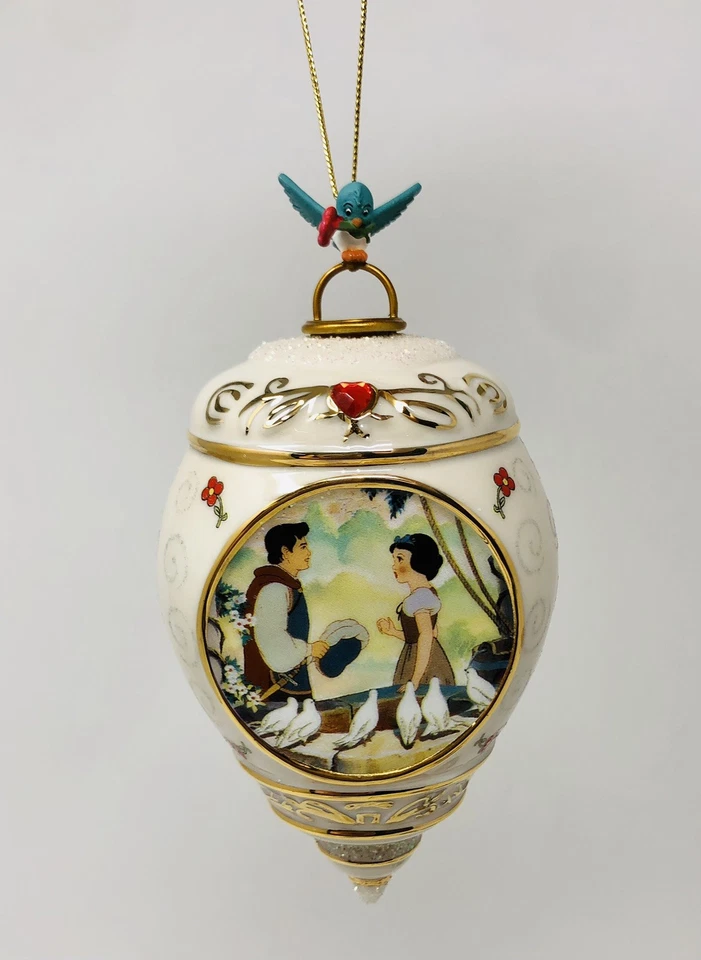 Bradford Ed Disney Princess Heirloom Porcelain Ornaments Set O 3 - CinderellaNIB - Image 3 of 4